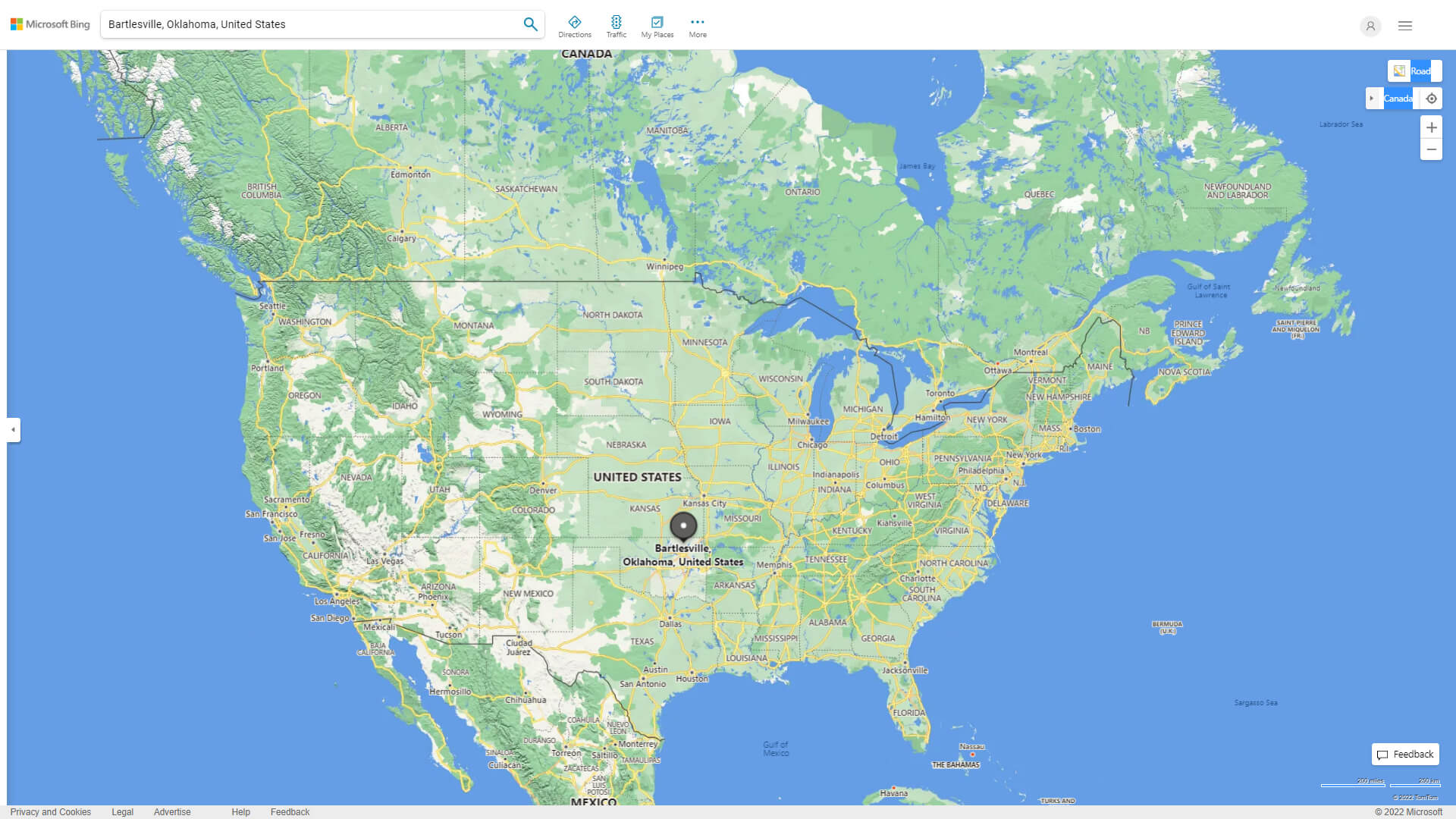 Where is Bartlesville in the US